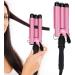 3 Barrel Curling Iron Wand - Hair Waver Curler with LCD Display | International Shipping | Perfect for Home & Salon Use - Buy Online on GoSupps.com