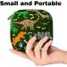 Dino Dinosaur Grunge Pattern Sanitary Napkin Storage Bag | Portable Menstrual Cup Pouch for Teen Girls & Women - Zippered Design - Buy Online on GoSupps.com