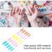 Colorful Nail Tip Pure Color Full Cover Nail Tip Home Salon Stylish Colorful False ABS Material Fake Nail Manicure Tool Easy to Cut(05) - Buy Online on GoSupps.com