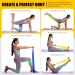 Non-Latex Resistance Bands Set - 5.9ft, 3 Different Strengths - Physical Therapy, Strength Training, Yoga, Pilates - Home Workout Bands (Yellow/Pink/Blue) - Buy Online on GoSupps.com