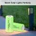 Rechargeable 2/3AA Batteries 12 Pack - 650mAh NiMH for Solar Lights | Long-lasting Eco-Friendly Power Cell - Buy Online on GoSupps.com