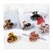 TSLINC 6-Piece Non-Slip Hair Clips for Medium & Thin Hair - Tortoise Cellulose Acetate Brown Leopard Design for Women & Girls - Buy Online on GoSupps.com