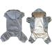 Lifewheel 2XL Dog Jacket & Sweater - Warm Hooded Winter Coat for Small Dogs & Cats - Gray Pet Costume - Buy Online on GoSupps.com