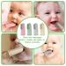 Haakaa Baby Finger Toothbrush 2 Pack - Soft Food Grade Silicone for Training Teething and Oral Cleaning - Pea Green - Ages 0 Months - Buy Online on GoSupps.com