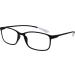 Opulize ICE Reading Glasses 2 Pack - Ultralight Scratch-Resistant Frames | Matt Black & Crystal Gray | Diopters +3.50 for Men & Women - Buy Online on GoSupps.com
