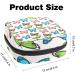 Menstruation Bag with Zipper - Women's Tampon & Napkin Organizer | Butterfly Pattern Collection - Shop Now! - Buy Online on GoSupps.com