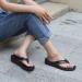 Orthopedic Sandals for Plantar Fasciitis | Arch Support Flip Flops | Non-Slip Lightweight Sandals | Black & Red - Buy Online on GoSupps.com