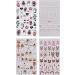 JMEOWIO 3D Embossed Halloween Nail Art Stickers Decals Self-Adhesive 5D Cute Ghost Pumpkin Star Nail Supplies Nail Art Design Decoration Accessories 4 Sheets - Buy Online on GoSupps.com
