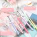 6Pcs ANGYA Nail Art Brush Set for Nail Design & Painting - Gel Brushes, Dotting Tools, Fine Liner Brushes - Ideal for Poly Gel, Acrylic Application - Buy Online on GoSupps.com