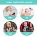 Black Remote Teether for Babies 0-6months & 6-12months - Soft Silicone Teething Toy - Buy Online on GoSupps.com