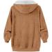 HANXIULIN Women's Oversize Plush Fleece Jacket - Warm Lined Winter Coat in Khaki & Color Variations - Casual Faux Fur Cardigan for Cold Weather - Shop Now! - Buy Online on GoSupps.com