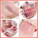 9 Color Glitter Matte Eyeshadow Palette - Pink Nude Red Cream Shimmer Eye Makeup Palette - Waterproof Long-Lasting Korean Eye Makeup - Mothers Day Gift (03 Pink) - Buy Online on GoSupps.com