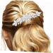 Mikinona Bangs Comb Bride Hair Accessories Wedding Bridal Hair Combs for Wedding Pearl Headpiece Floral Hair Accessories Wedding Hair Comb Hair Flower Accessories Bride Headdress Rhinestone - Buy Online on GoSupps.com