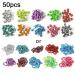 Christol pigeon feet 50 pieces of chicken bone rings Colorful T rkiye identifies leg tapes poultry plastic leg tapes clip for pigeons birds id 8 mm