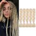 Tess Braids Extensions Blond 60 cm 5 Pack Jumbo Braids Kanecalon Kunsthaar For single-leased box braids hair extension braid 100g/bundle of hair braids extension (5 piece-hellblond) 60 cm (5 pieces) #613 light blonde