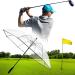 Clear Golf Umbrella 62 Inch - Auto Open Transparent Stick Umbrella for Women Men - Windproof & Waterproof - Includes Sleeve - Pack of 1 - Buy Online on GoSupps.com