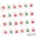 KONTONTY Calendar Bags 1 Set Countdown Calendar Bag Christmas Garland Christmas Advent Calendar Number Bag Wrapper - Buy Online on GoSupps.com