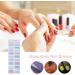 Nail Polish Stickers - Glitter Nail Sticker - Gel Nail Strips Manicure with Nail Lamp Semi Cured Nail Gel Polish Wraps Set for Home Nail Curing N036 - Buy Online on GoSupps.com