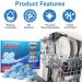 HOTUT All-In-One Dishwasher Tablets Bulk 35 Pcs Dishwasher Tablets Bulk Dishwasher tabs Dishwasher Cleaner Tablets All in One Plant-Based Dishwasher Salt & Rinse Aid for Tough Stains 35Pcs-Blue - Buy Online on GoSupps.com