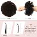 RUWISS Informal Hair Pick - 100% Real Hair Rose Dot Scrunchies for Women | Darkest Brown - 1 Piece - Buy Online on GoSupps.com