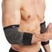 Bodyprox Elbow Brace with Strap for Tendonitis - 2 Pack Tennis Elbow Compression Sleeves - Golf Elbow Treatment - Medium Size - Buy Online on GoSupps.com