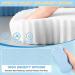 Super Soft Exfoliating Bath Sponge 3Pcs Set - Gentle Dead Skin Remover for Adults, Children, and Pregnant Women - Buy Online on GoSupps.com