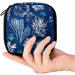 GIAPB Period Bag - Sanitary Napkin & Makeup Storage Pouch - Plant Branch Blue Design - Buy Online on GoSupps.com