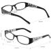 JM 3 Pack Women's Reading Glasses - Vintage Rectangular Readers +1.5 Diopters - Spring Hinge - Mixed Colors - Buy Online on GoSupps.com
