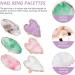 IMIKEYA Palette de 6 Bagues pour Vernis Ongles en Acrylique Transparent Mini Plateau M langeur pour Manucure Nail Art Accessoires Portables pour Proth sistes Ongulaires et Amateurs - Buy Online on GoSupps.com