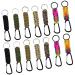 12 pieces of key rings Ring braided Paracord keychain Paracord Accessories for Outdoor Camping Key Send Paracord with a carabiner logging ligament personalized