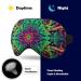 Laminated Wormhole Sleep Eye Mask & Blindfold for Women Men - Elastic Strap, Perfect for Sleep, Travel, Nap - Buy Online on GoSupps.com
