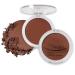 MAEPEOR Pressed Powder 8 Colors Oil Control Matte Face Pressed Powder Waterproof Long Lasting Finishing Powder Flawless Lightweight Face Compact Pressed Powder (08 Espresso) P08 Espresso