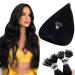 Nano ring real hair black extensions remy hair extensions real hair nanoring black real hair nano ring hair extensions naturally #1 55 cm 50g 55 cm nano #1