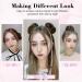 REECHO Space Bun Hair Pieces 2 PCS Mini Claw Clip in Messy & Cat Ears Fake Hair Bun Extensions Wig Accessory Updo Hairpieces for Women Girls (Pack of 2-3" Straight Dark Blonde) Pack of 2 - 3" Straight Dark Blonde - Buy Online on GoSupps.com