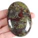XIANNVXI 2.4" Large Crystals Bloodstone Worry Stones Gemstones Natural Polished Oval Palm Stone Healing Massage Energy Stone 1PC