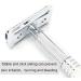 Buy Professional Men's Alloy Scraper | Portable Blade-Free Hairdressing Tool - Sluffs (Silver) - Buy Online on GoSupps.com