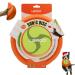 Laroo dog frisbee dog toys 24.5cm dog training throwing HQ-Eva soft bite-proof protect teeth outdoor toys for large dogs pet (1 piece set orange)