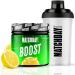Matchday Nutrition I Boost Special for footballers I Starterpack Ice Tea Lemon with Shaker I 90 minutes full throttle I Booster with amino acids & carbohydrates I speed & endurance I 20 portions