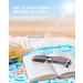TERAISE Lightweight Anti-Blue Reading Glasses for Men & Women - Fashionable Comfortable Spring Hinge 0.0X - Includes 3 Black + 1 Sun Pair - Buy Online on GoSupps.com