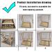 Hamiledyi Parrots Playground: Wood Perch Stand with Toys, Ladders, Swing, Feeding Cups - Perfect Activity Center for Conure, Cockatiel, Lovebirds - Includes Tray - Buy Online on GoSupps.com