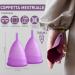 Bibrad Menstrual Cup Set - 2 Sizes L Sterilizer & Cotton Bag | 100% Soft Medical Silicone | Washable & Reusable - Buy Online on GoSupps.com