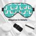 Alpaca Cactus Print Sleep Mask - Double-Sided Unisex Eye Mask for Sound Sleep & Skin Care - International Shipping Available - Buy Online on GoSupps.com