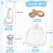 50 Pieces Baby Footprint Keychain Bottle Opener Set with Organza Bags - Baby Shower Party Favors in Silver - Buy Online on GoSupps.com
