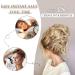 6 PCS Messy Bun Hair Pieces for Women - Dark Blonde & Beach Blonde - Buy Online on GoSupps.com