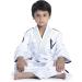 Vector Sports Brazilian BJJ Gi for Kids - Durable 100% Cotton Uniform in White with Free Belt - Buy Online on GoSupps.com