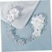 FRCOLOR Chiffon Flower Comb Flower Hair Accessories European and American Hair Combs Wedding Hair Comb Bridal Headdress Wedding Hair Accessories Handmade Hair Combs Bride The Flowers Veil - Buy Online on GoSupps.com