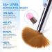 Saviland Acrylic Nail Brush Set - High Quality Synthetic Bristles with Blue Mermaid Princess Handle, 7 Sizes for Acrylic System Application - Size 4# to 16# - Blue 01 - Buy Online on GoSupps.com