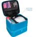 ButterFox Nail Polish Carrying Case - Sky Blue | Organize 60-70 Bottles | Manicure Accessories Storage Bag - Buy Online on GoSupps.com