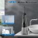 MiTdir Water Dental Flosser Oral Irrigator - 5 Jet Tips, 4 Modes, IPX7 Waterproof, 300ML Tank - Portable Cordless Teeth Cleaner for Home & Travel (Black) - Buy Online on GoSupps.com