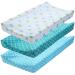 Nicoone wrap pad for babies 3 pieces of ultra-like diapery cover set baby mattress protector for girls and boys for all sizes